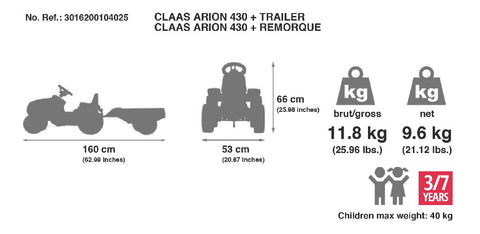 Image of Falk Claas Tractor Arion 430